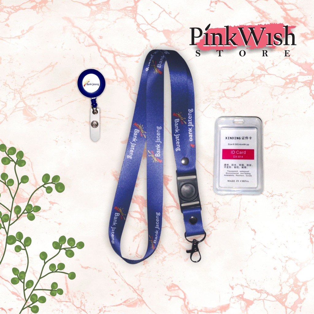 

Lanyard BANK JATENG / Tali idcard BANK JATENG [Ready stock] Termurah