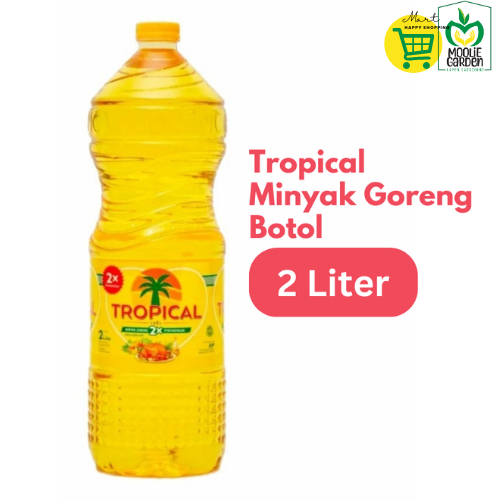 MINYAK GORENG TROPICAL BOTOL 2LITER / MINYAK GORENG TROPICAL 2 LITER PROMO