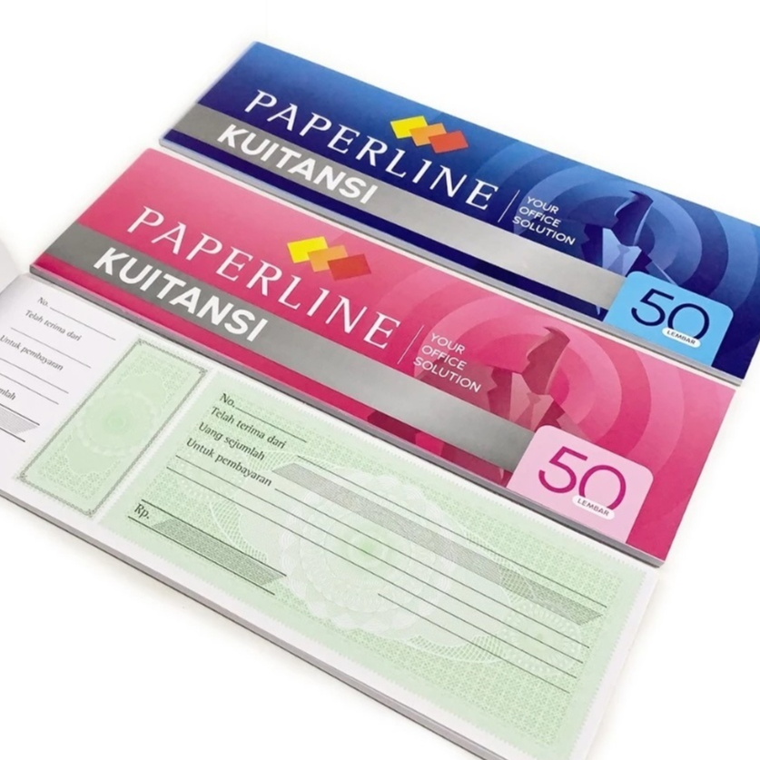

BUKU KWITANSI / KWITANSI / KWITANSI BESAR / KUITANSI PAPERLINE BESAR 50B
