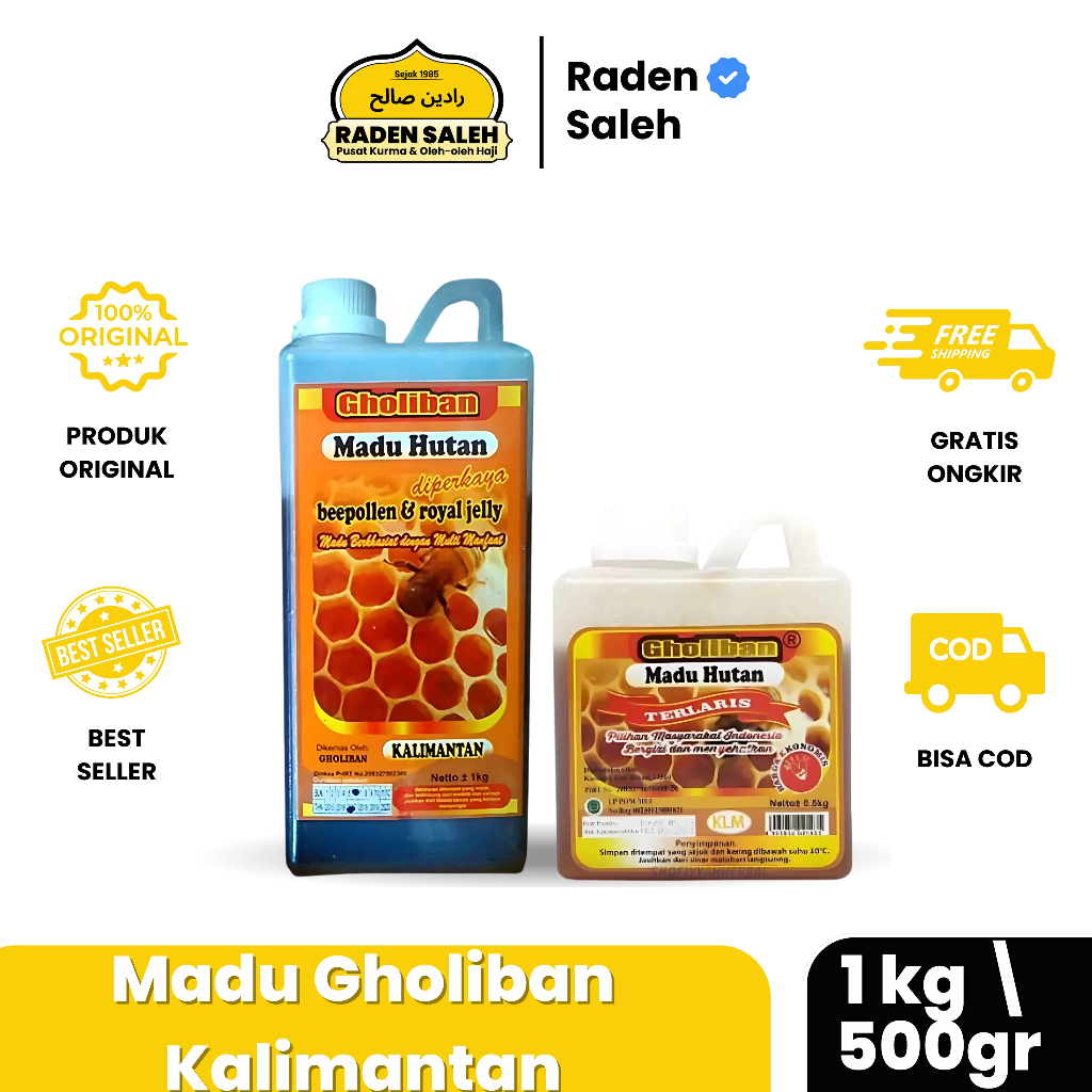 

Gholiban Madu Hutan 1 kg Gholiban Madu Kalimantan