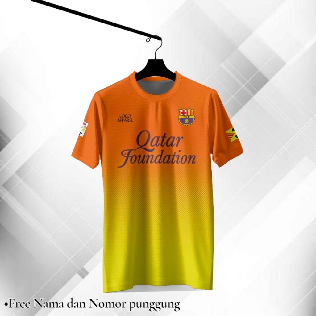 Jersey Retro Barcelona Away 2012 Full Printing