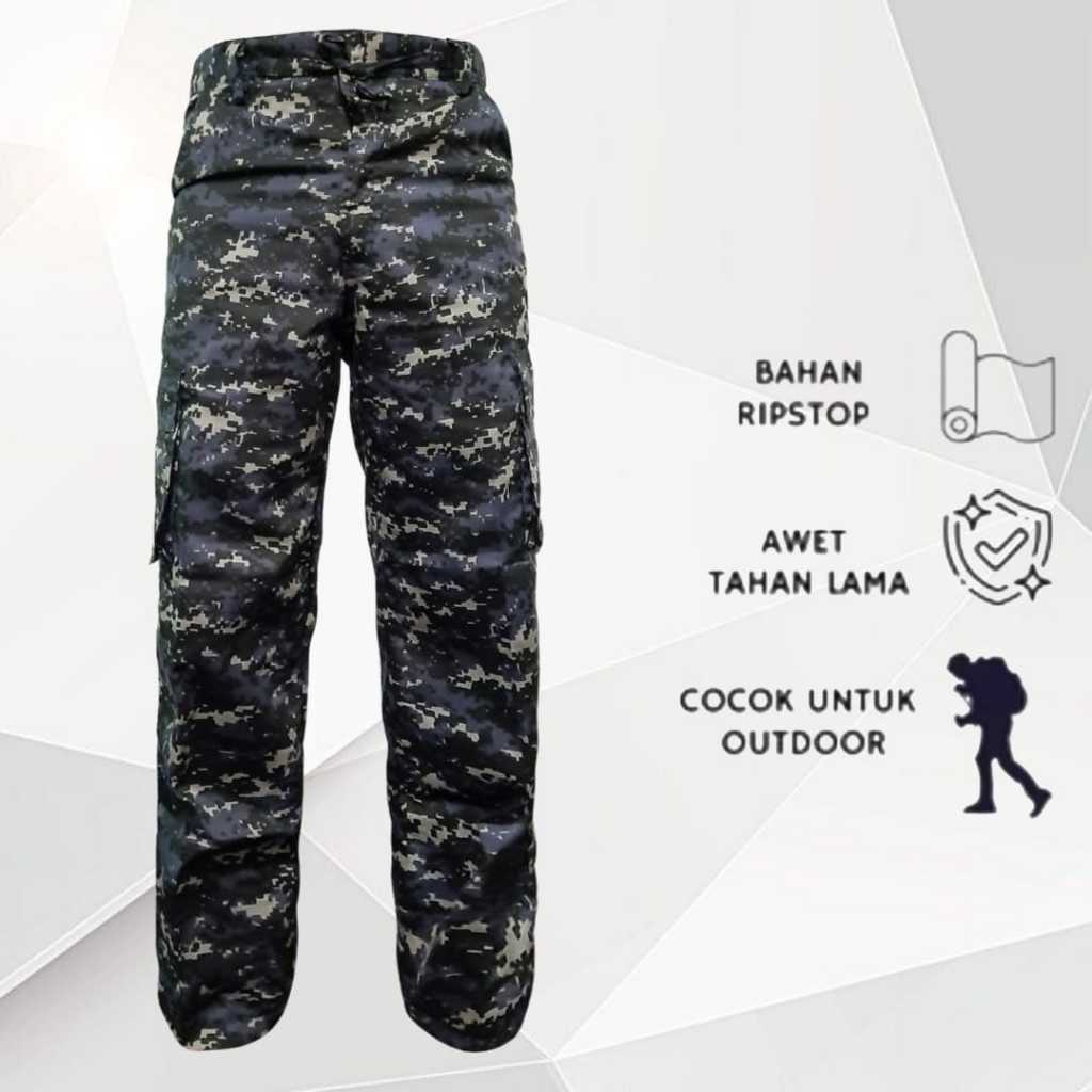 Celana Panjang Military Outdoor Loreng Navy Seal