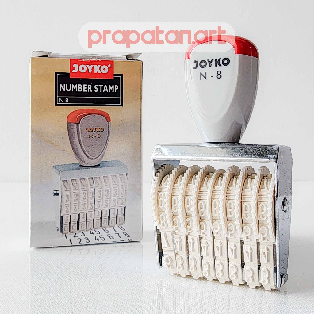 

Stempel Angka Nomor Joyko N-8 | Number Stamp 8 Digits