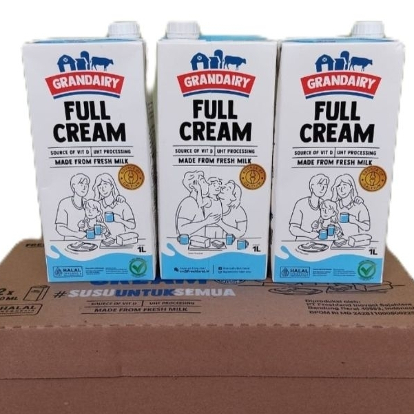 

Susu UHT GRANDAIRY PLAIN 1 Liter / Karton