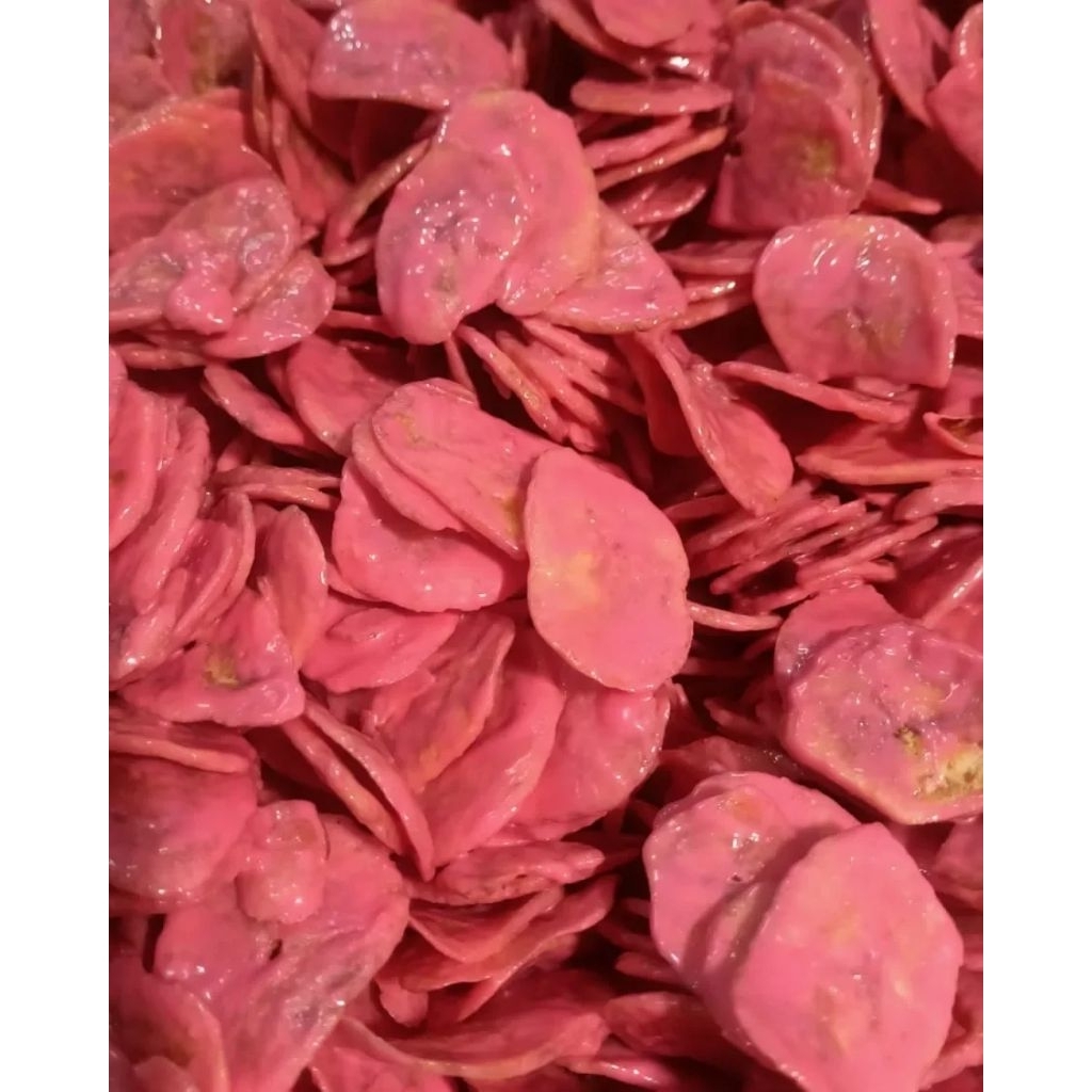 

Banana chips | keripik pisang strawberry