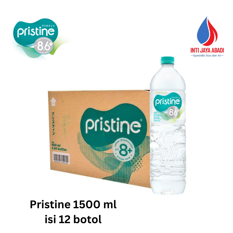 

PRISTINE Air Minum pH 8.6+ 1500 ml (12 Botol) / Dus