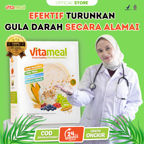 

Vitameal 1 Box ––– Pengganti Nasi Sehat Stabilkan Gula Darah dan Aman untuk Pencernaan VITAMIEL DIET