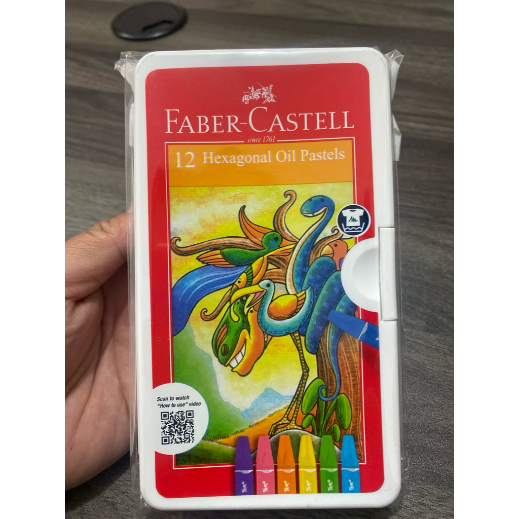 

Crayon Faber Castell 12 Hexagonal Oil Pastel