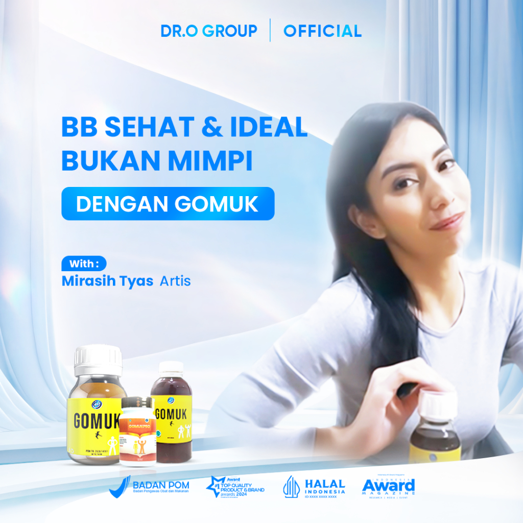 Madu Gomuk (Gomuk 200ml + Gomuk pro) -  Gomuk Herbal Rahasia Gemuk Sehat/ Berat Badan Impian Tercapa
