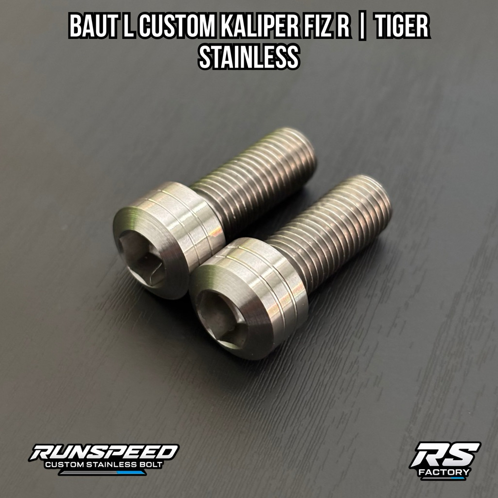 BAUT L CUSTOM BAUT KALIPER FIZ R RX KING TIGER STAINLESS ANTI KARAT