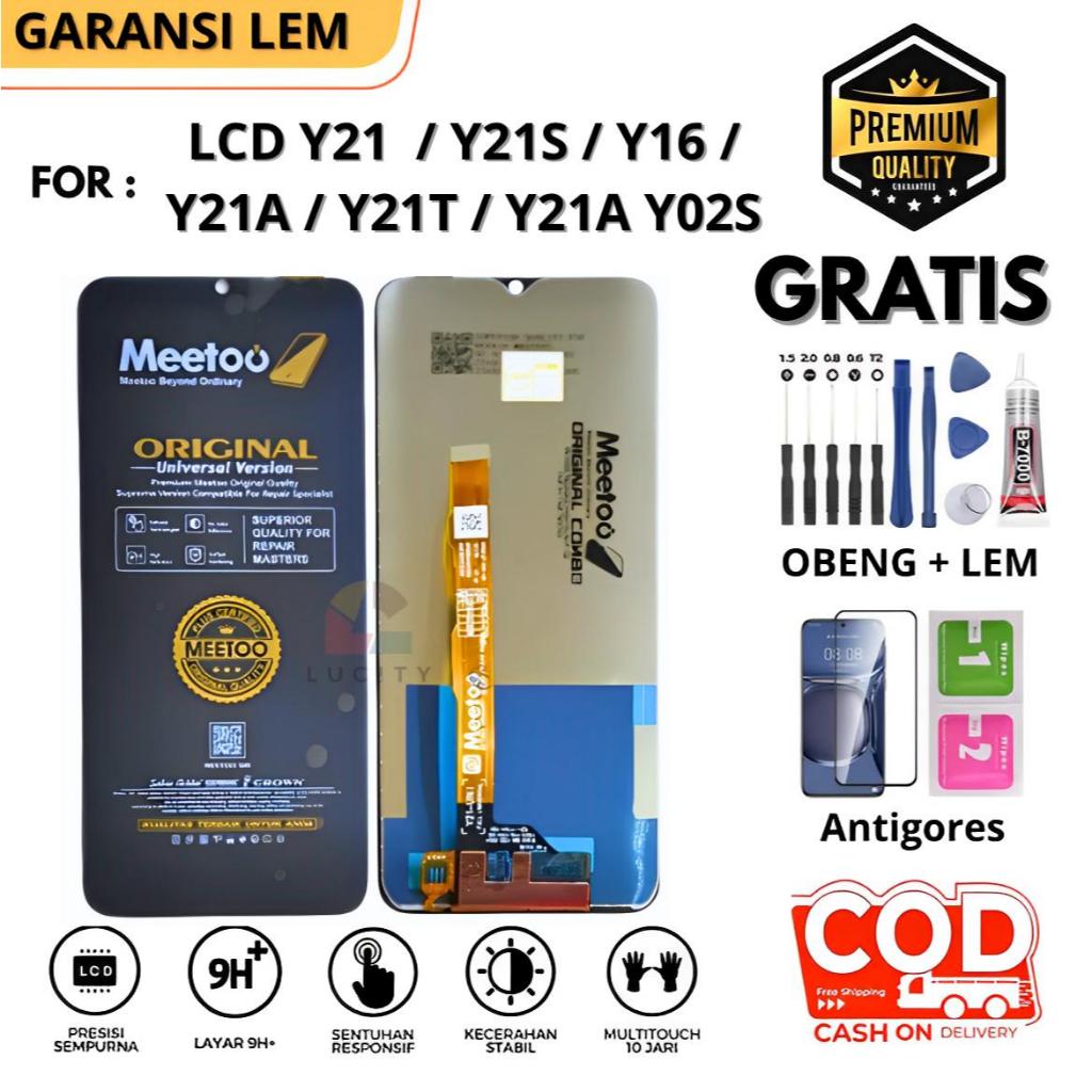 Lcd Touchscreen VIVO Y21 / Y21S / Y16 / Y21A / Y21T / Y21A / Y02S  > Fullset OriginaL Layar HP 100% 