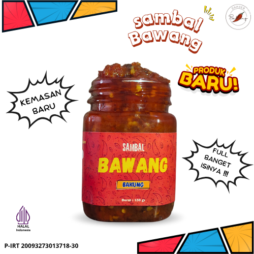 

Produk TERMURAH 150 GR Sambal Bawang Sambal Bakung -Sambal Pedas