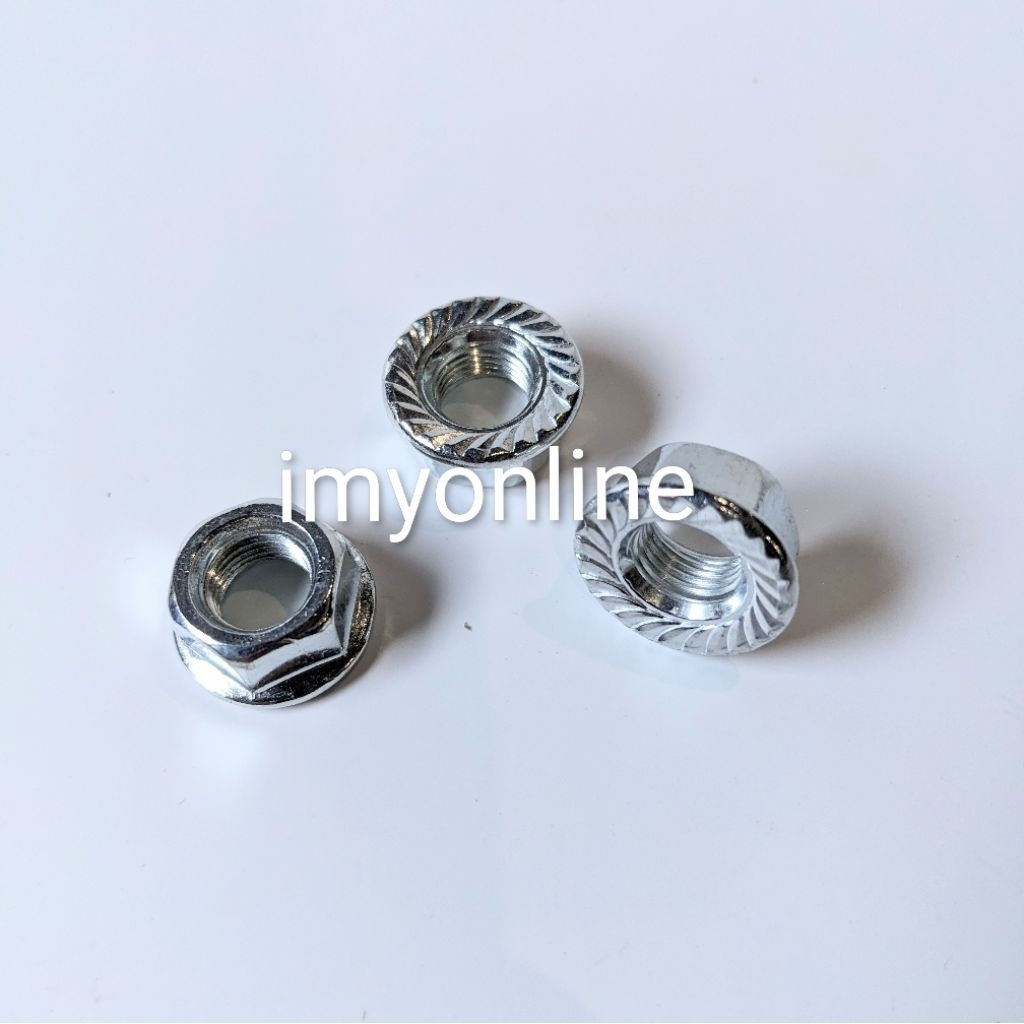 Mur Flange Stainless Mur Topi Ring Kunci 12  13  14  15