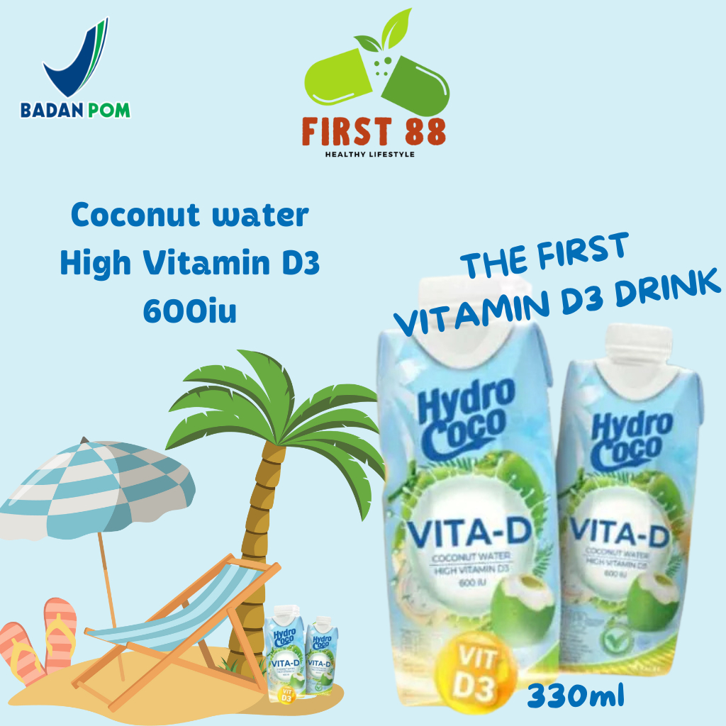 

HYDRO COCO VITA-D 330ML / MINUMAN VITAMIN D / VITAMIN TUBUH