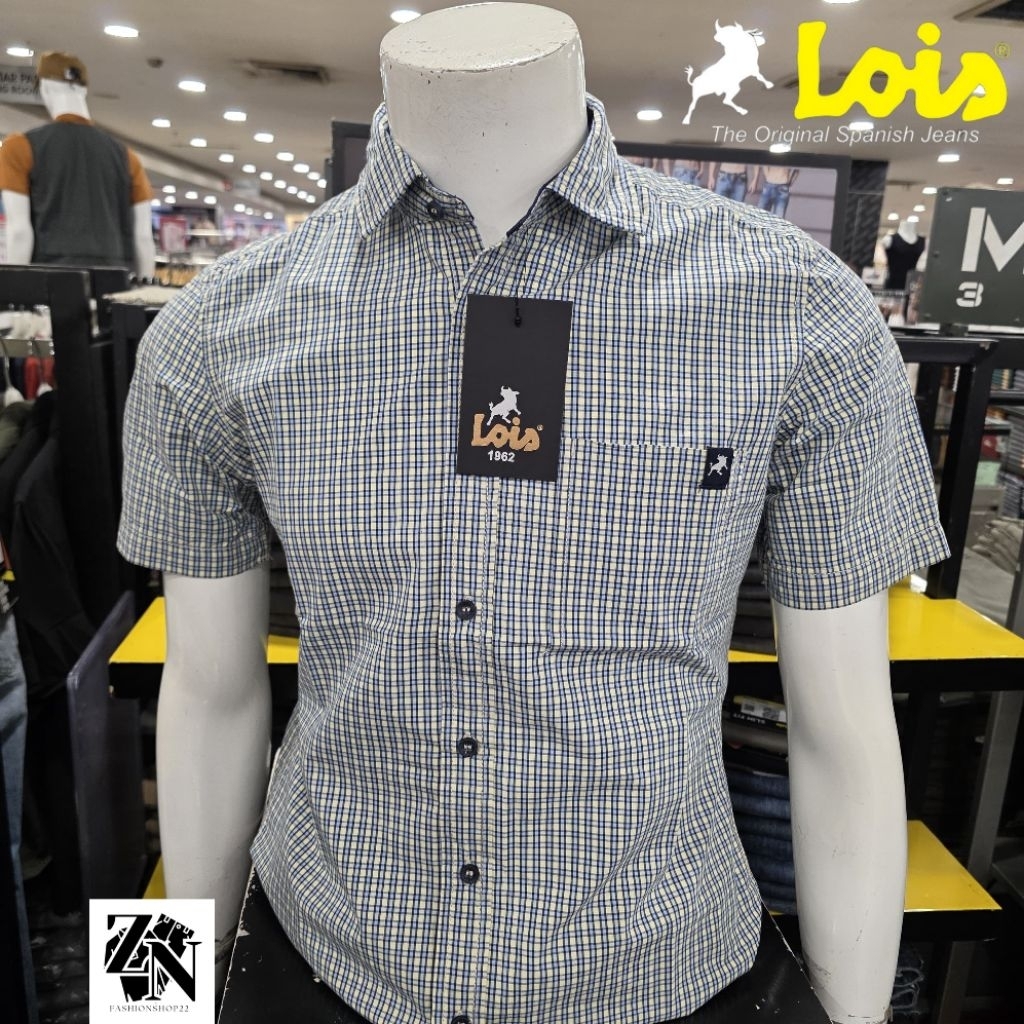 LOIS JEANS KEMEJA LENGAN PENDEK SLIMFIT KLS554