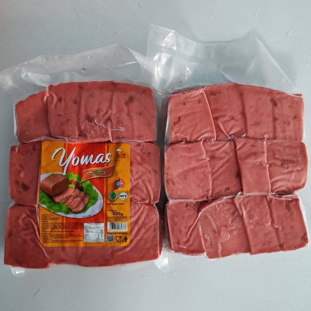 

Yomas Kornet Sapi dan Ayam 500g