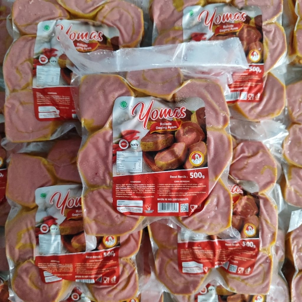 

Yomas Rolade Daging Ayam 500g Isi 18