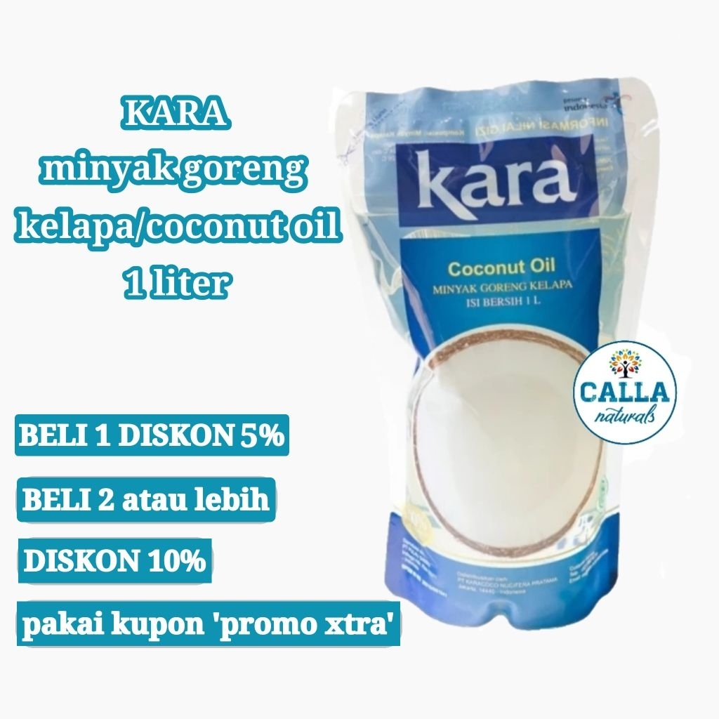 

KARA MINYAK GORENG KELAPA 1 LITER / 1000 ml | COCONUT COOKING OIL