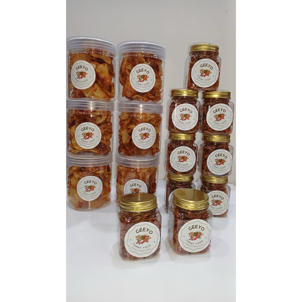 

Kacang ikan teri & Keripik Kentang [Bundle]