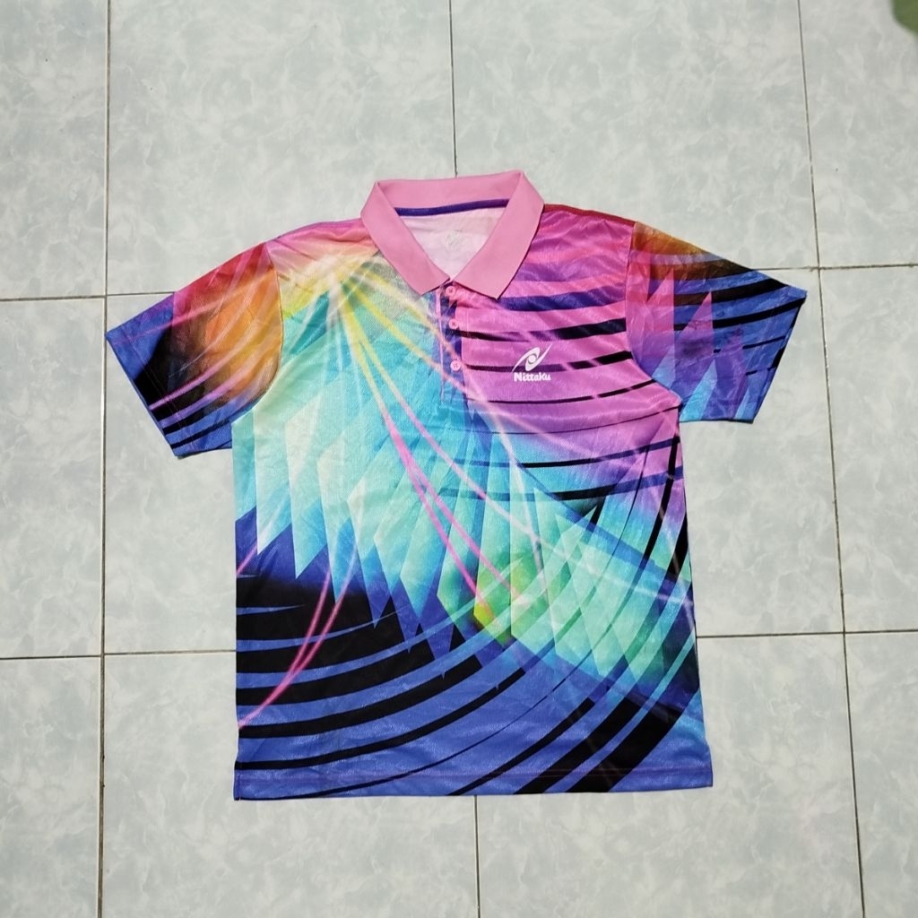 KAOS JERSEY PINGPONG TENIS MEJA NITTAKU SIZE M SECOND
