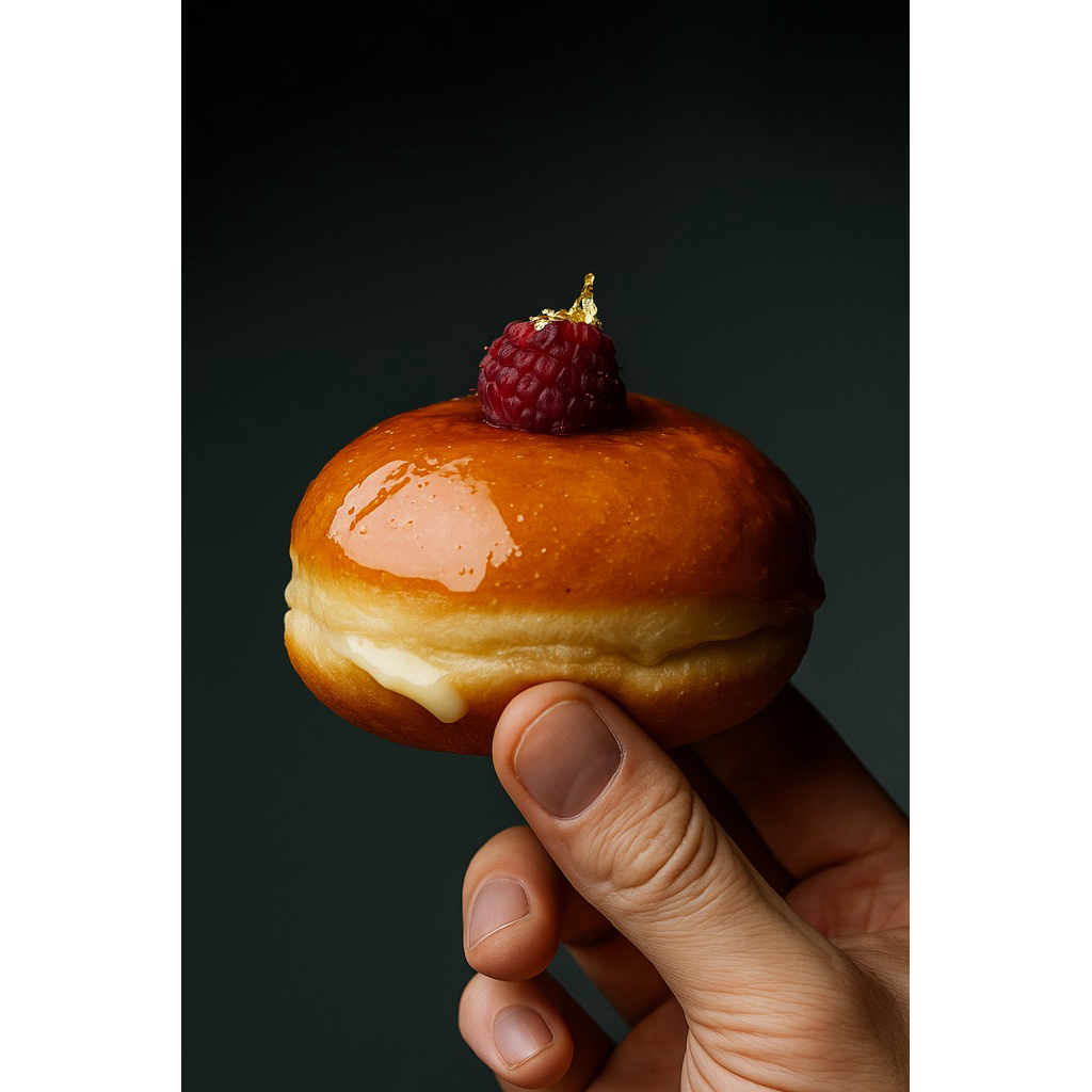 

Donat Premium Base Ubi Bakar Madu - Golden Glaze Bomb (Donat Kaca) & Vintage Dough (Donat Jadul)