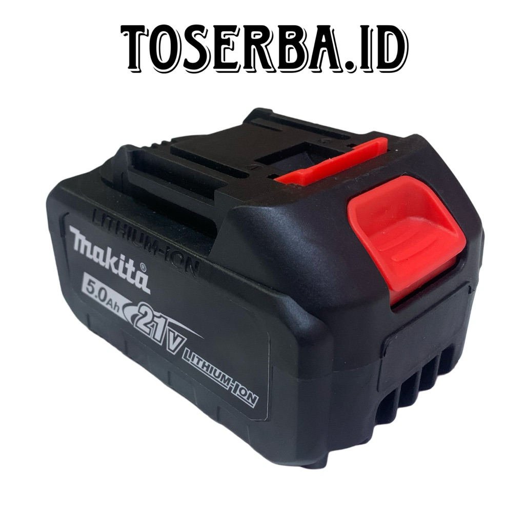 Baterai bor impact wrench Makita 5.0AH baterai bor impact gerinda makita 21v