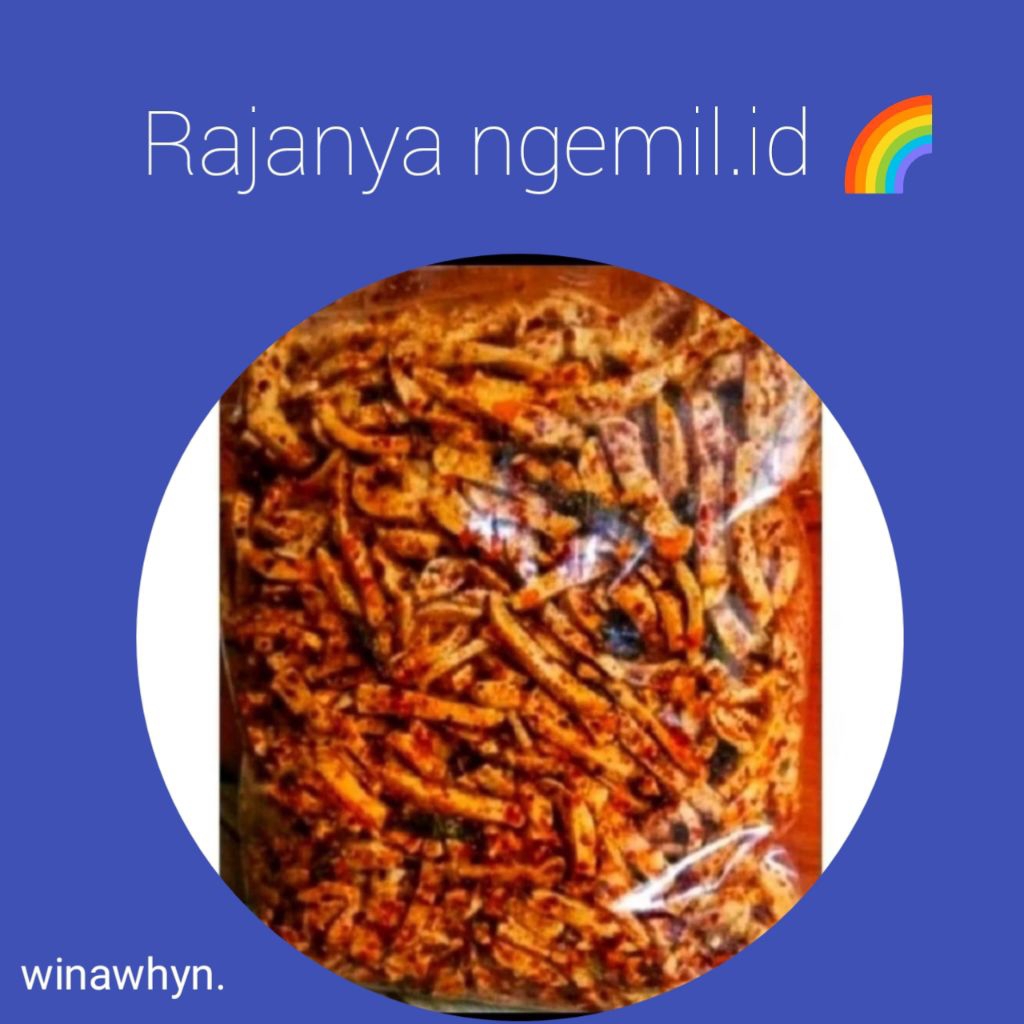 

basreng pedas daun jeruk renyah guring.