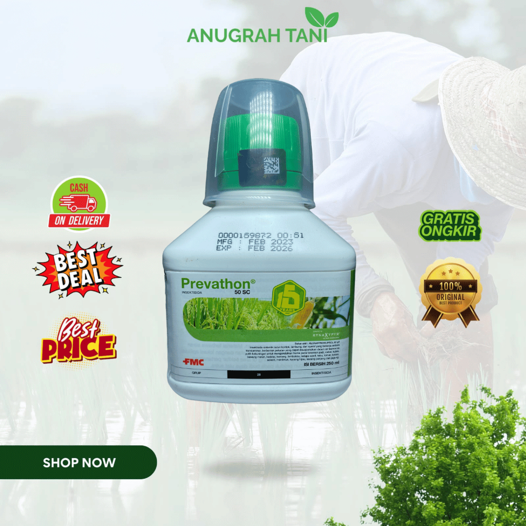 PREVATHON 250ML Insektisida yang sangat efektif dalam membasmi hama-hama utama pada tanaman seperti 
