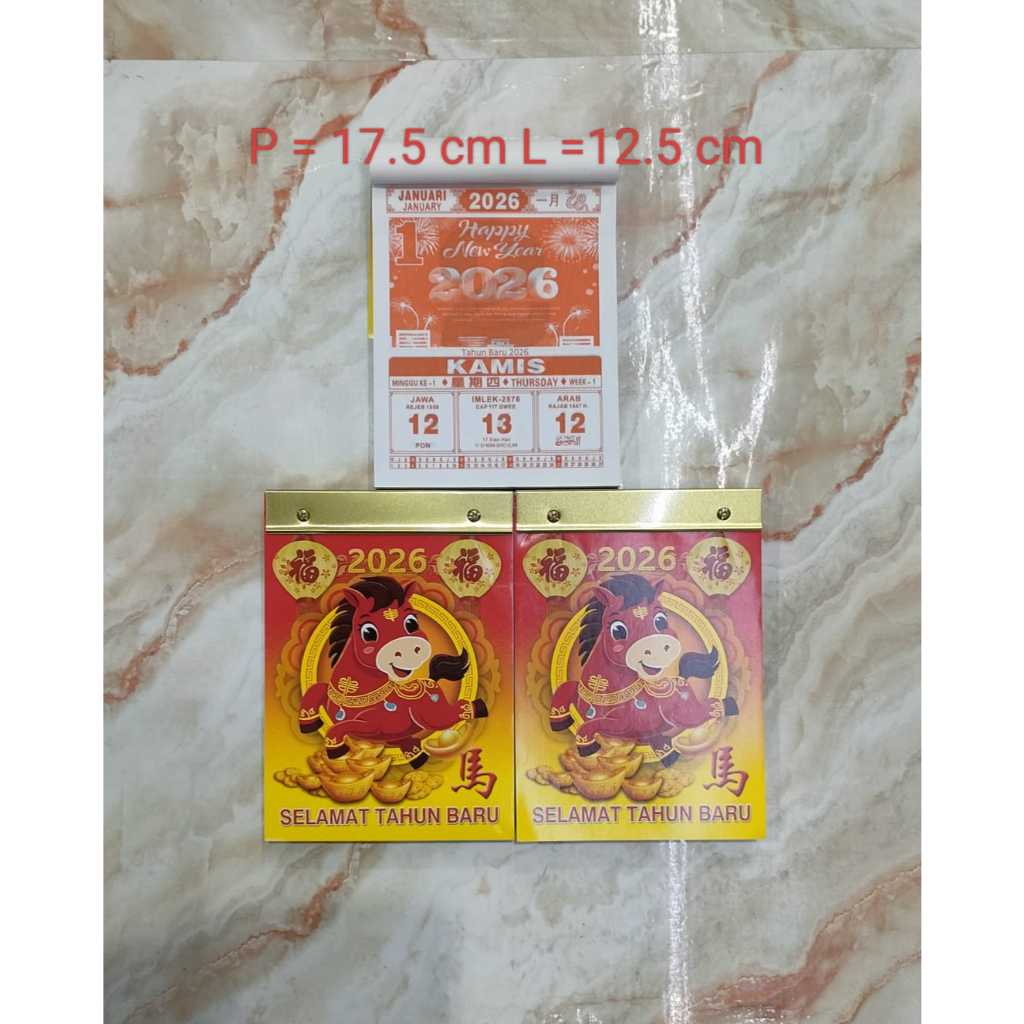 

HOT Promo - Kalender Calendar Indonesia Robek / sobek - murah - Kuda - Harian - Tahun 2026 Ukuran Sedang