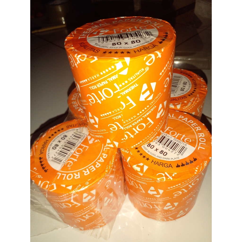 

KERTAS TERMAL GULUNG FORTE UKURAN 80 X 80