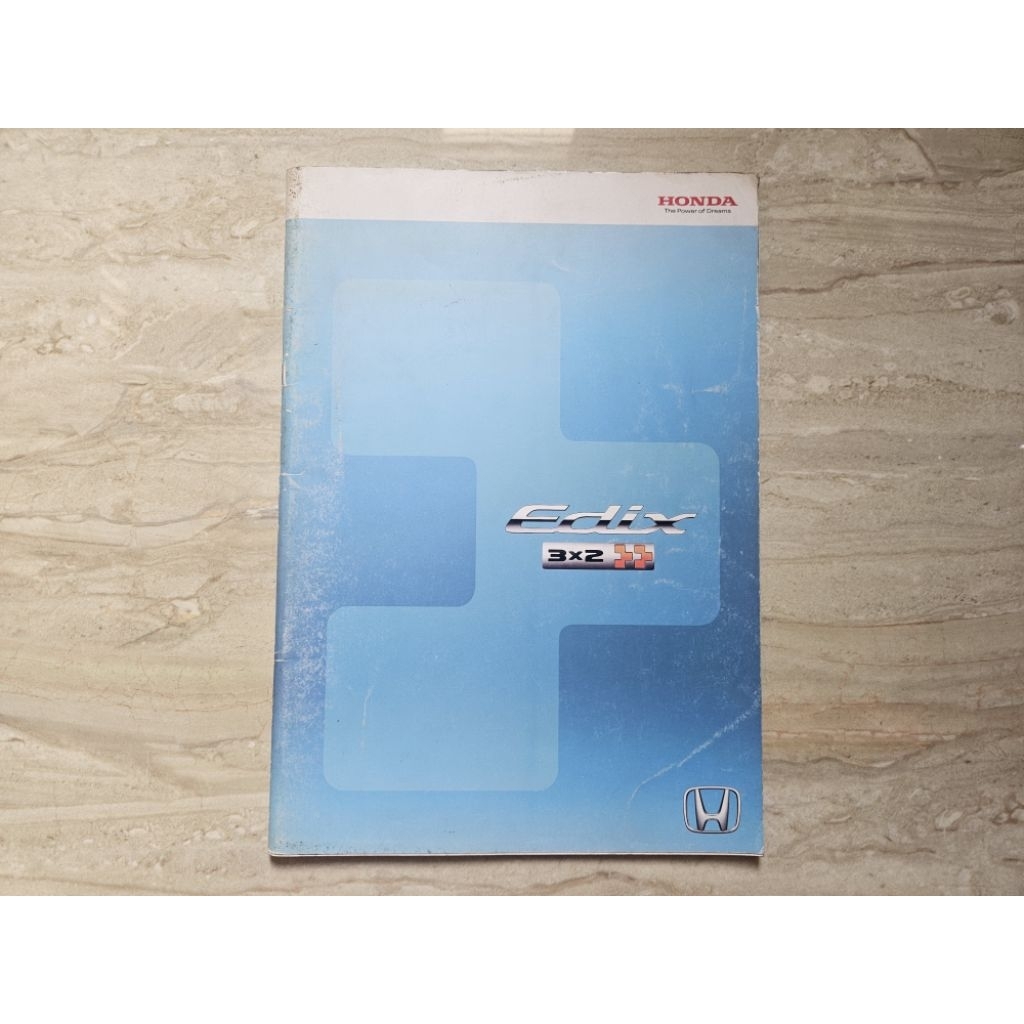 brosur katalog mobil honda edix 2004 buku booklet jdm jepang