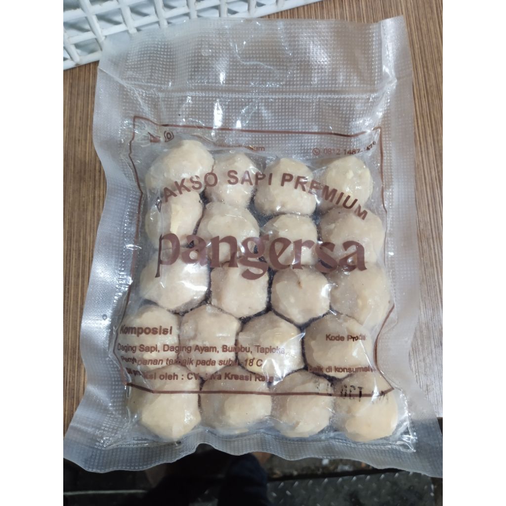 

Baso Sapi Premium Pangeran isi 20 butir