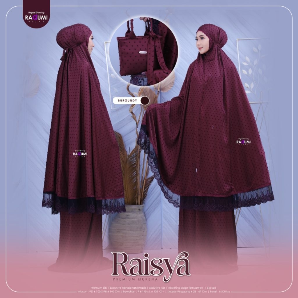 RAISYA PREMIUM MUKENA ORI RAQUMI HIJAB