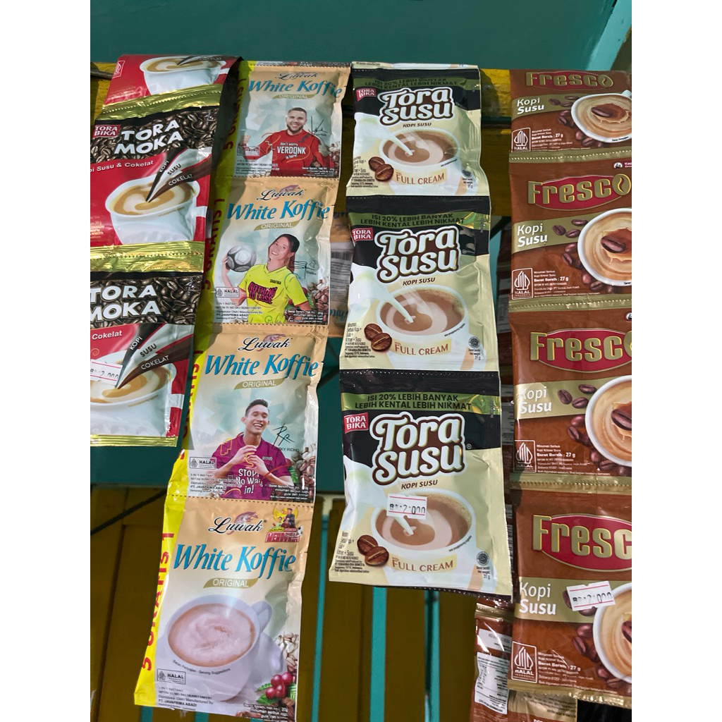 

kopi instan murah persatu saset harga 2 ribuan