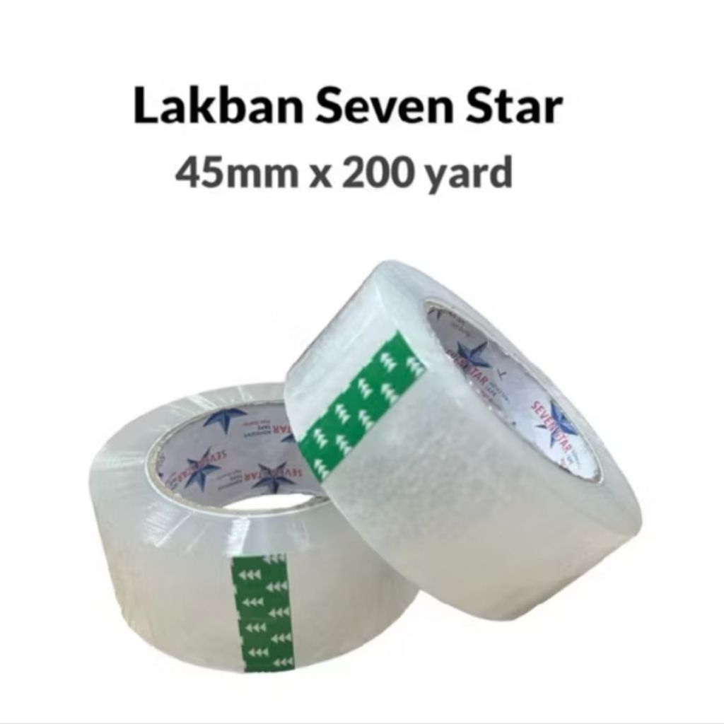 

Lakban Isolasi Bening 90 yard dan 200 Yard