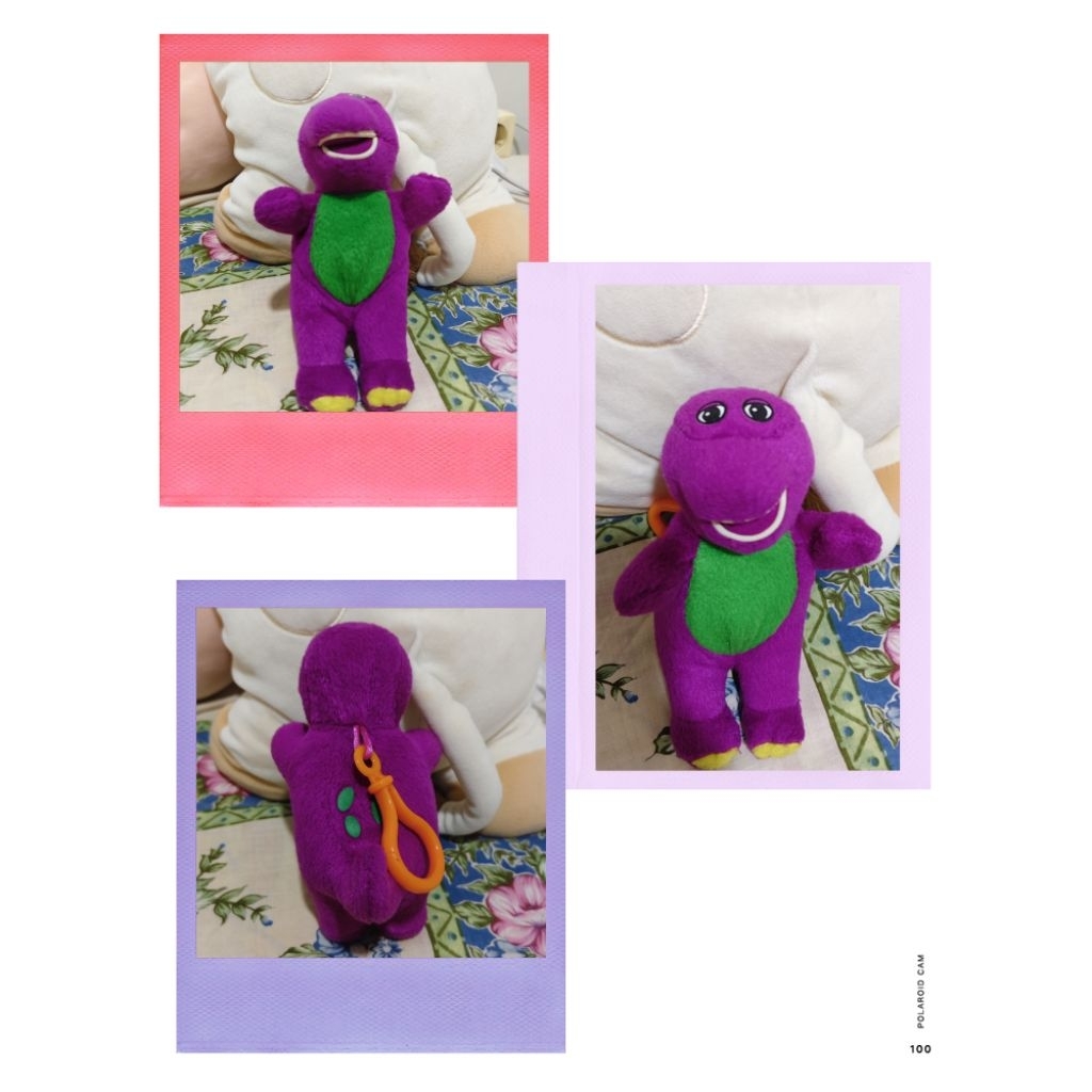 Ganci/Barney/ungu/lucu/tas/PL