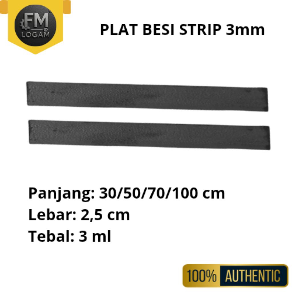 PLAT BESI STRIP 3mm