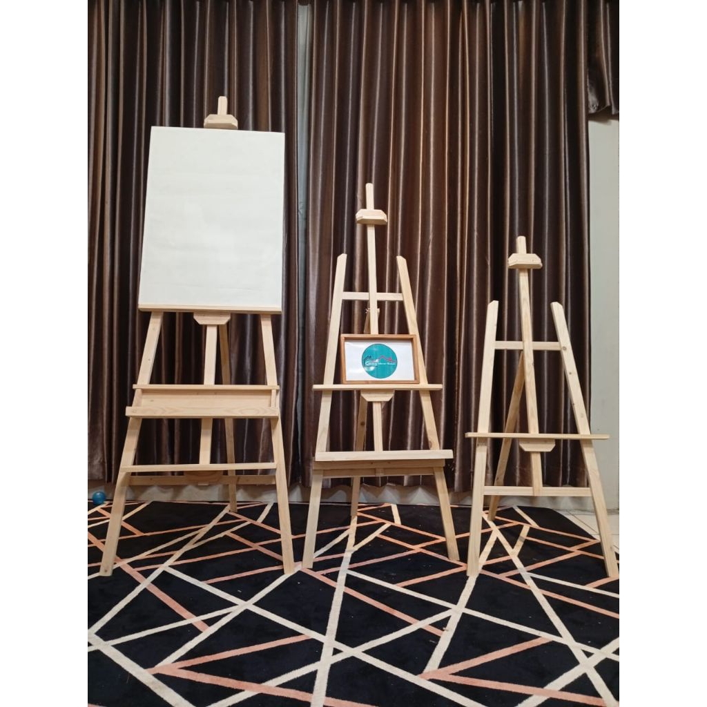 

EASEL LUKIS ORIGINAL/STANDING EASEL FOR CANVAS (JATI BELANDA) GIR
