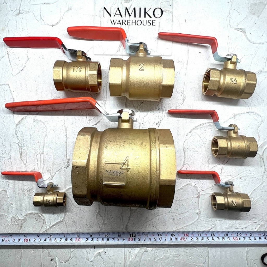 Ball Valve Stop Kran kuningan 2 - 4 Inch