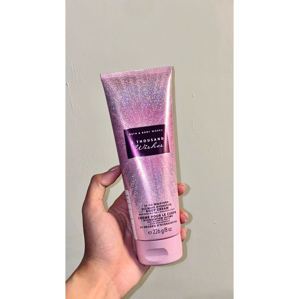 bbw a thousand wishes body cream ori
