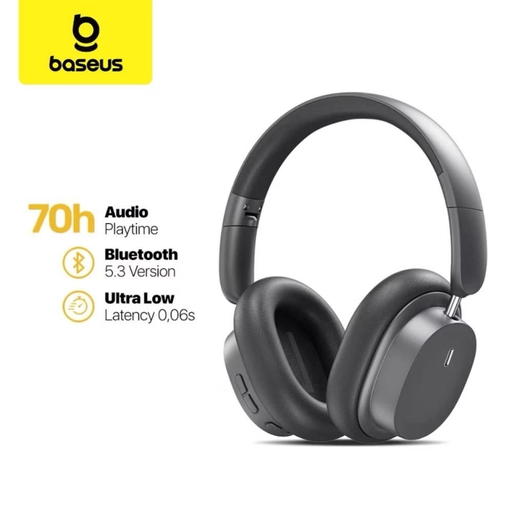 ￼Baseus Encok Wireless headphone D05 Foldable Headphone Bluetoot Mic