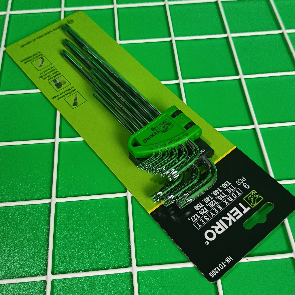 TEKIRO Kunci L Bintang Tekiro Set 9 Pcs / Kunci L Bintang Set 9 Pcs Torx Key Set Tekiro