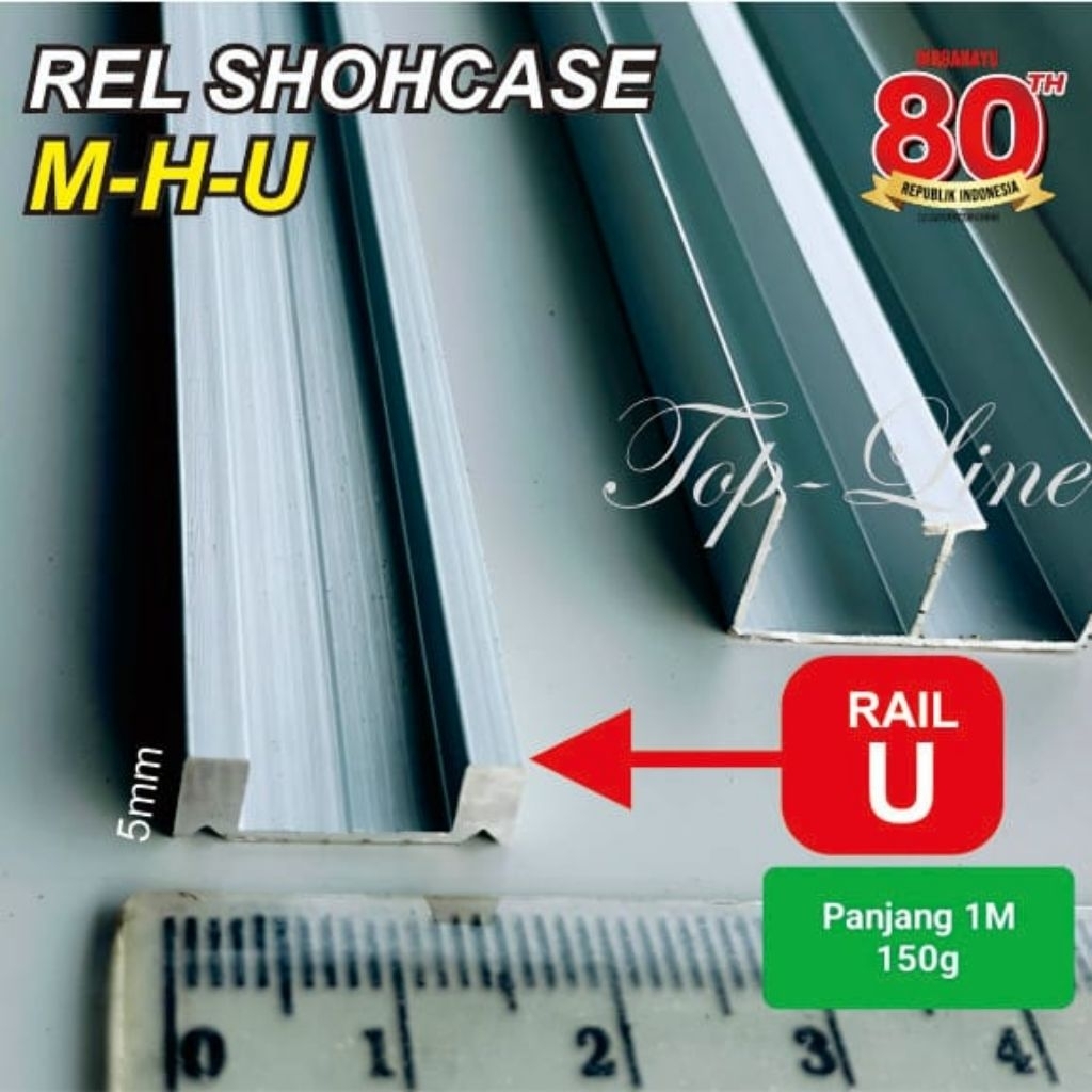 Rel Showcase MHU / EHU Kaca Etalase Kaca Kitchen Set Rel Kolong Dapur