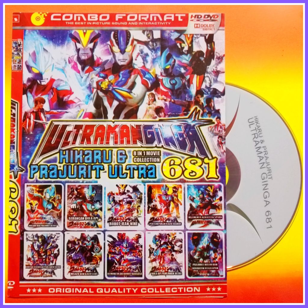 Kaset Film Kartun Anak Koleksi Ultraman Ginga Vol.681 Edisi Terlaris Bahasa Indonesia