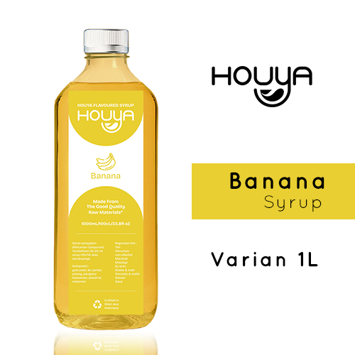 

Houya Banana Syrup 1Liter - Sirup Rasa Banana