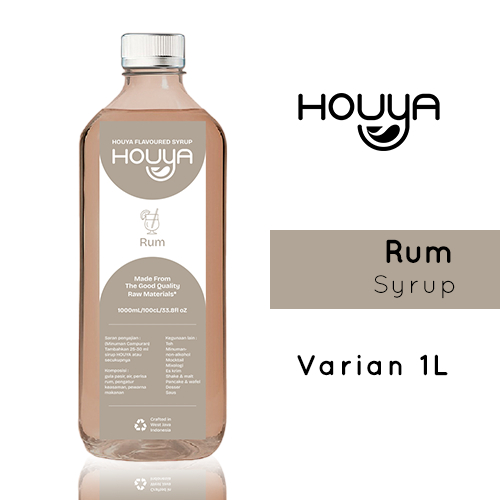 

Houya Rum Syrup 1Liter - Sirup Rasa Rum