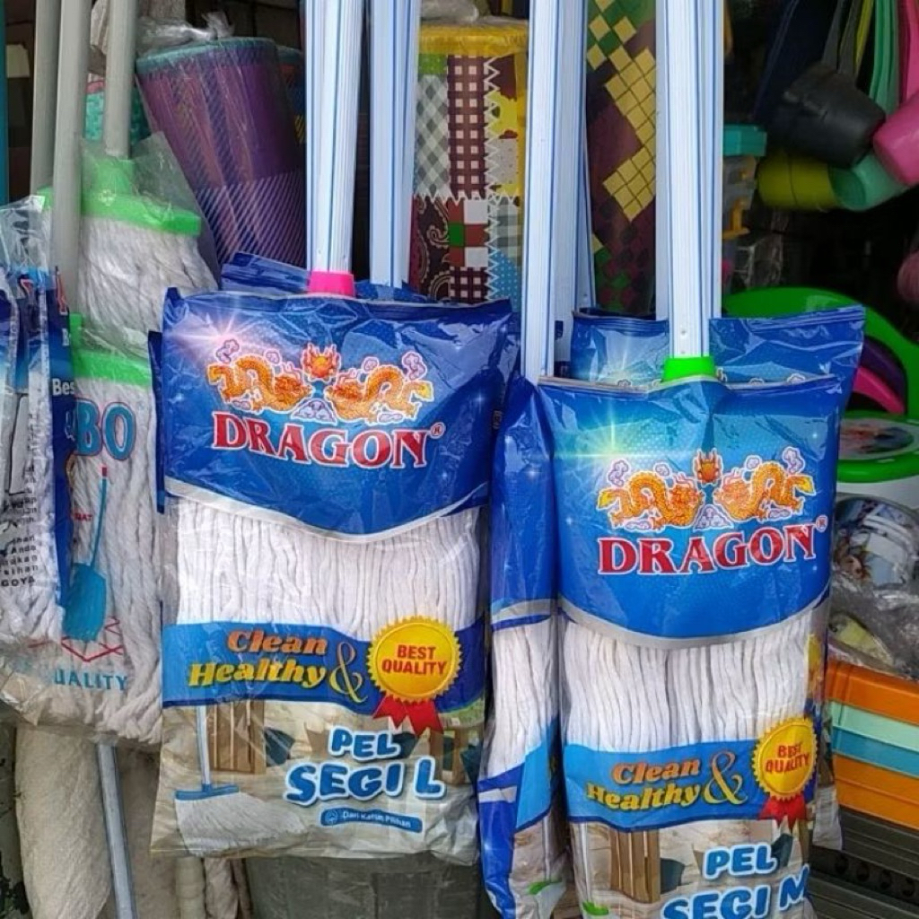 Pel dragon L | Pel dragon M | Pelan lantai | Alat pel | Dragon pelan