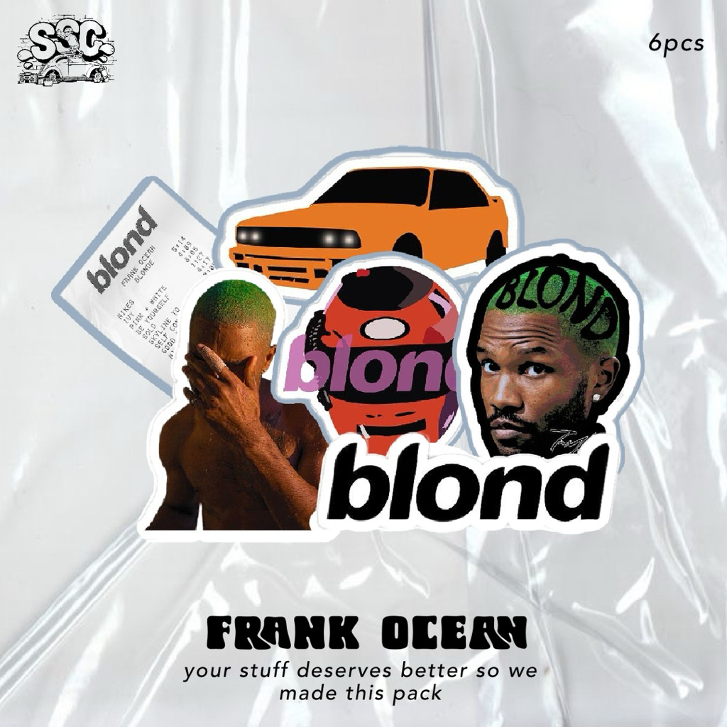 

stiker pack fr*nk ocean blond inspired aesthetic – isi 6 pcs