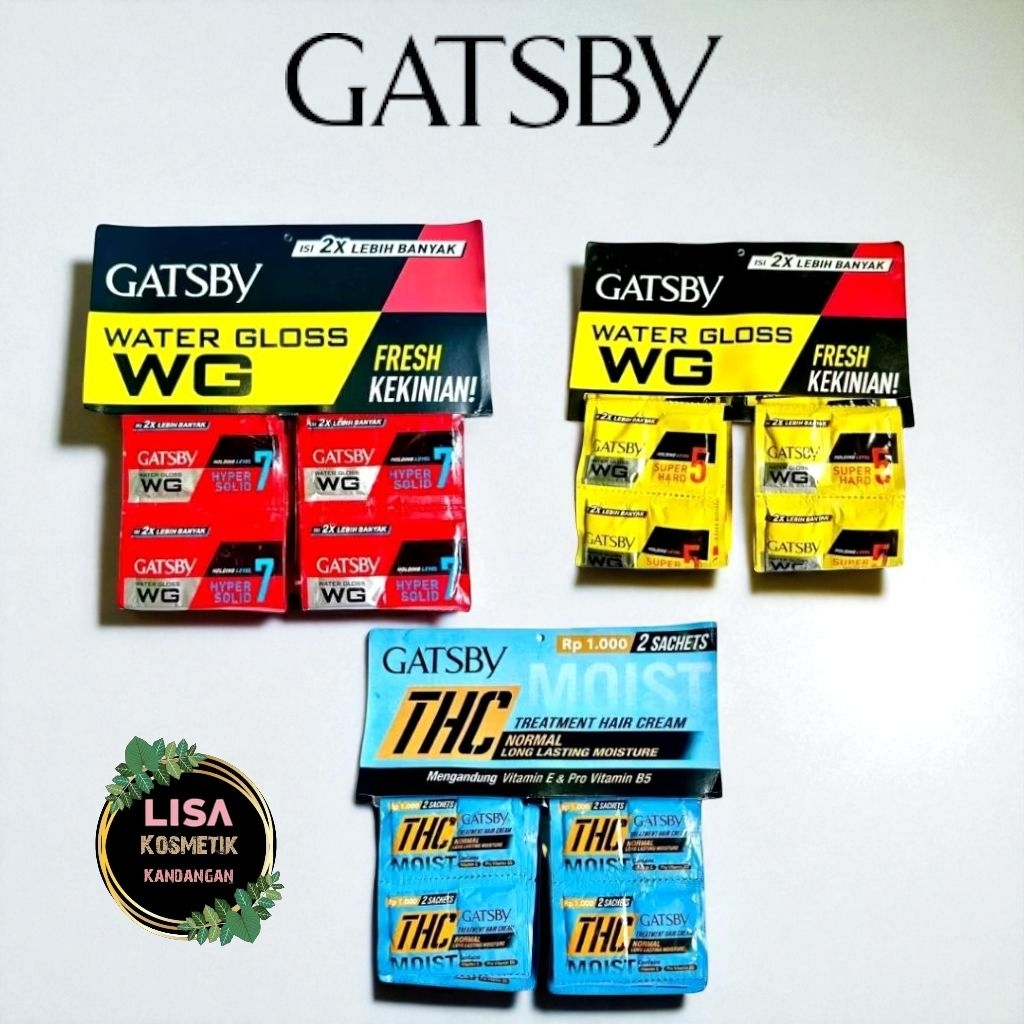 Gatsby THC & WG sachet isi 24 pcs