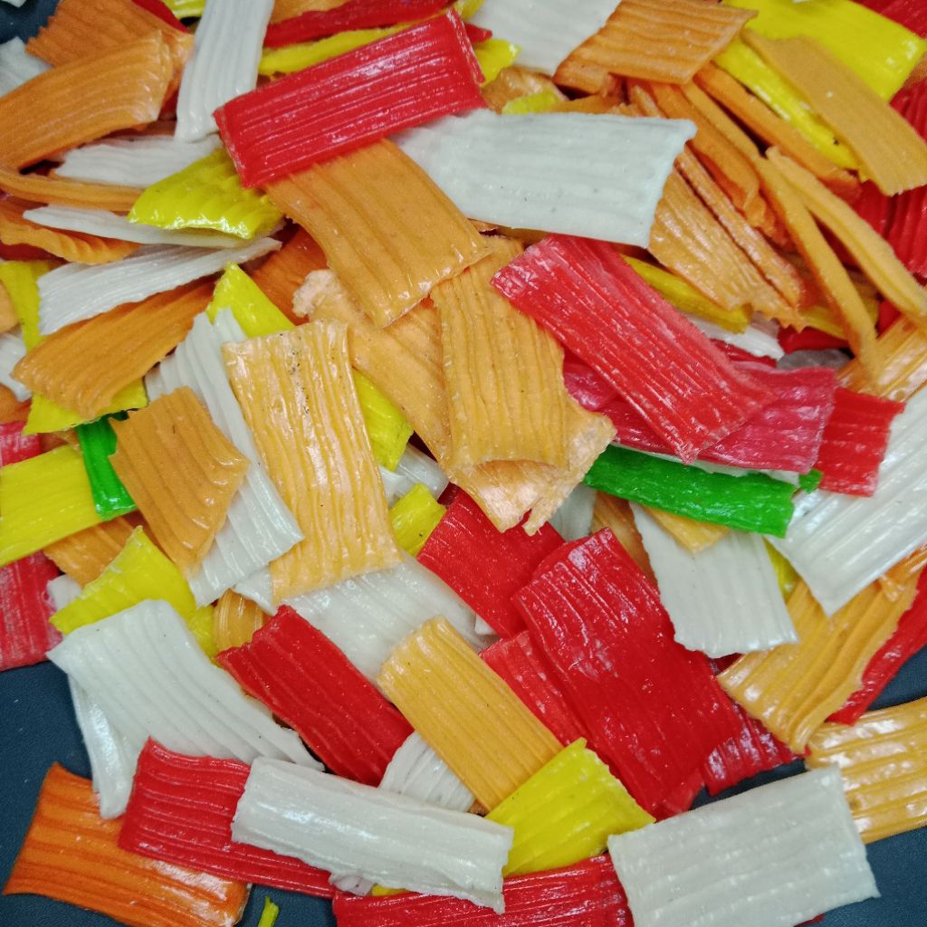 

1 kg keripik sisir rasa manis - kerupuk super mekar